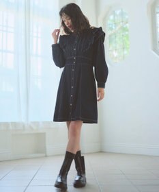 Feroux デニムミディ ワンピース