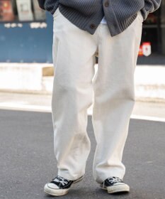 WEGO コーデュロイイージーワイドパンツ