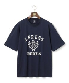 J.PRESS MEN 【J.PRESS ORIGINALS】【UNISEX】Cotton Jersey CRST Logo T-shirt