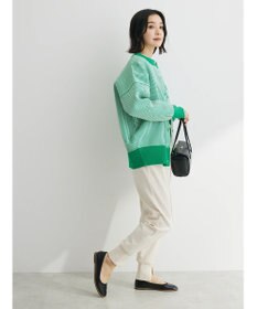 Green Parks ストライプＪＱカーディガン