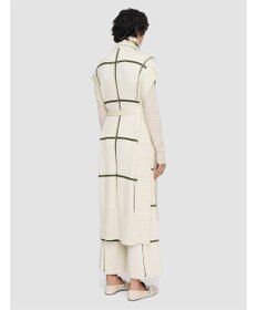 JOSEPH 【洗える】グリッド コットンシルク　ポンチョ