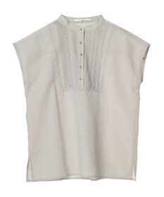 Green Parks ・ＥＬＥＮＣＡＲＥ　ＤＵＥ　ピンタックフレンチブラウス