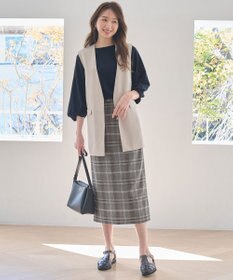 ANY リネンライクエアーヴィンテージ ジレ