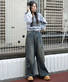 WEGO グラフィックショートパーカー