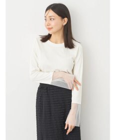 earth music&ecology 袖シアープルオーバー