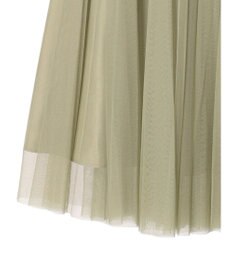 earth music&ecology チュールフレアスカート