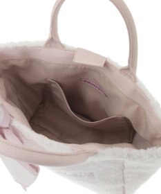 Maison de FLEUR スカーフ付きボア2WayMトートバッグ