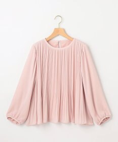 組曲 S 【WEB限定】ジョーゼットシフォンプリーツ ブラウス