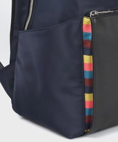 Paul Smith ナイロンブライトストライプトリム リュック