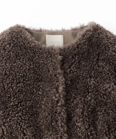 UNFILO エコファー ノーカラージャケット