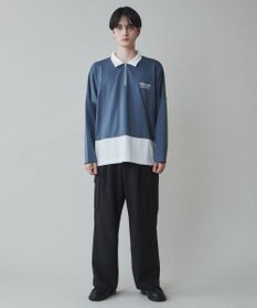 WEGO ドルマンポンチハーフジップロンT