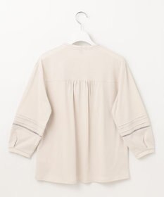 J.PRESS LADIES S 【洗える】プレーティングジャージー スキッパー カットソー