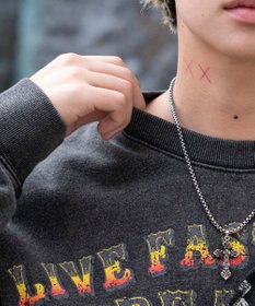 WEGO 【ユニセックス着用ITEM】ヴィンテージグラフィックドッキングプルオーバー