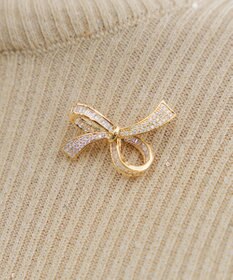 Tiaclasse   リボンモチーフブローチ