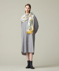 J.PRESS YORK STREET 【WOMEN】バックドレープ シャツワンピース