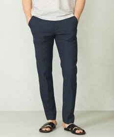 JOSEPH ABBOUD 【ウエストも伸びる/ストレッチ】 リヨセルリネンムーブパンツ