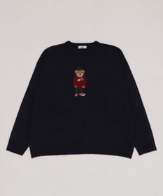 WEGO 【ユニセックス着用ITEM/MLサイズ展開】ジャガードアニマルプルオーバー