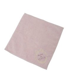 Maison de FLEUR リボンフレーム刺繍タオルハンカチ