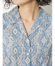 CRAFT STANDARD BOUTIQUE インド綿オープンカラーワンピース