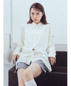 earth music&ecology ダブルカラーシャツ