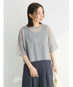 Green Parks シアーきらきらニットプルオーバー