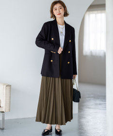 23区 S 【見上愛さん着用/CanCam11月号掲載】パウダリータイプライター プリーツ スカート