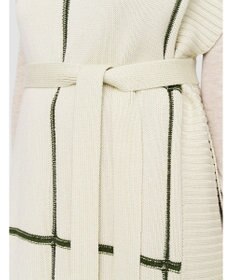 JOSEPH 【洗える】グリッド コットンシルク　ポンチョ