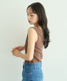 earth music&ecology レーストリムタンクトップインナー