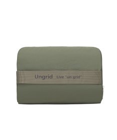 style code 【Ungrid/アングリッド】撥水軽量ソフトナイロン ロゴテープ折り畳みラージ　トラベルボストンバッグ(33L）