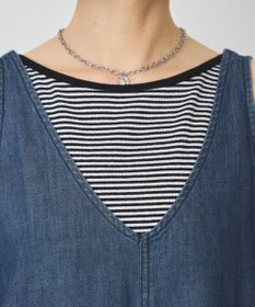 AMERICAN HOLIC バックリボンデニムオールインワン