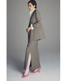 uncrave ウォッシャブルウールライクツイル Iラインスカート