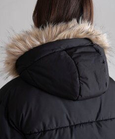 WEGO 【25年秋冬新作/SMサイズ展開】2WAYファーフードショートパファーブルゾン