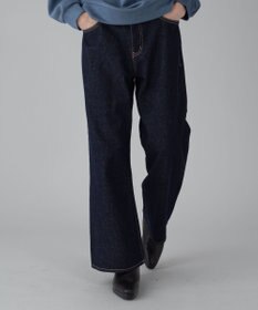 WEGO 【ユニセックス着用ITEM/ウエスト調整可】フレアデニムパンツ