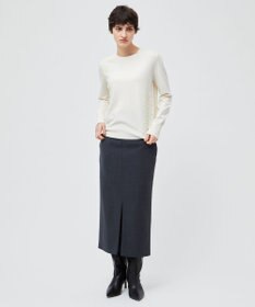 BEIGE， 【Precious 2月号掲載】LAC / 2WAYストレッチIラインスカート