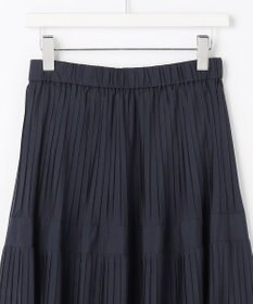 ANY SIS L プリーツ切替 スカート