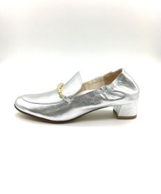 nouvelleRobe Oū 【本革・高反発】Spiral-bit loafers  ヒールローファー