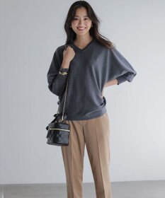 組曲 S 【前後着用可】ニューシックニットＶネック プルオーバー