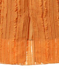 Green Parks ジャガードストライプフリルＩラインスカート