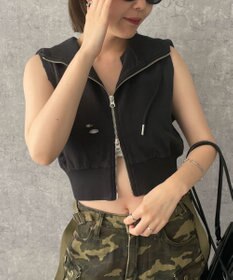 WEGO ヴィンテージウォッシュWジップN／Sパーカー