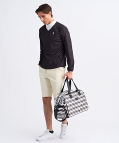 23区GOLF 【MEN】エアリージャージストレッチプルオーバー フェイクレイヤード