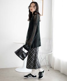 WEGO ビッグメッシュニットプルオーバー