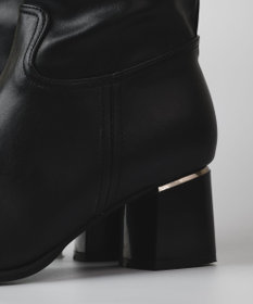 BONTRE 【PRECIEUX JOUET/プレシュウジュエ】メタルヒールロングブーツ