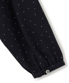 23区 S 【洗える】バックサテンアムンゼン ドットプリント ワンピース