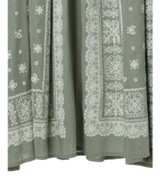 CRAFT STANDARD BOUTIQUE パネル柄ウエスト切り替えボリュームワンピース