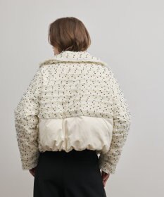 GRACE CONTINENTAL ツイードダウンジャケット