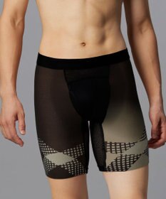 WACOAL MEN ボクサーパンツ【CROSSWALKER】はいて歩いてカロリー消費アップをめざそう！ムレ軽減設計 前開き スパッツ ロング丈 GX6007 /ブロス バイ ワコールメン