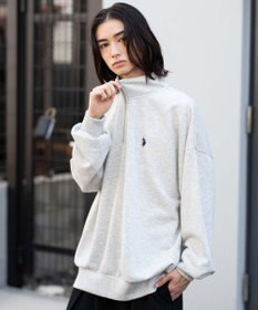 WEGO 【WEB限定/25年秋冬新作/ユニセックス着用ITEM】別注USPOLOハーフZIPPO