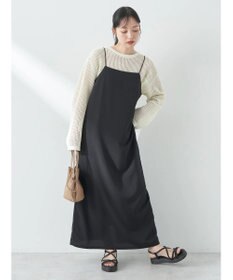 earth music&ecology ラメメッシュプルオーバー