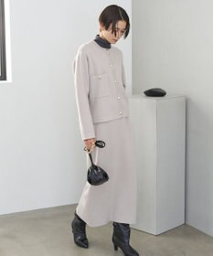 UNFILO 【洗える】ミラノリブスカート