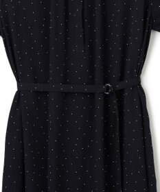 23区 S 【洗える】バックサテンアムンゼン ドットプリント ワンピース